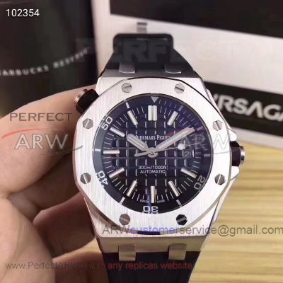 Perfect Copy Audemars Piguet Royal Oak Diver Watch - Steel Case Rubber 42mm Automatic